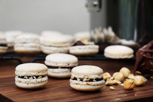 Réussir ses macarons chocolat nutella noisette macarons nutella
