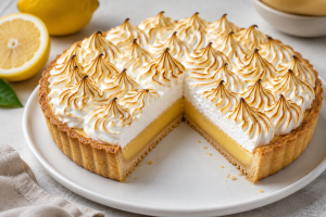 Tarte au citron meringu&eacute;e maison