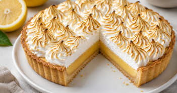 Tarte au citron meringu&eacute;e maison
