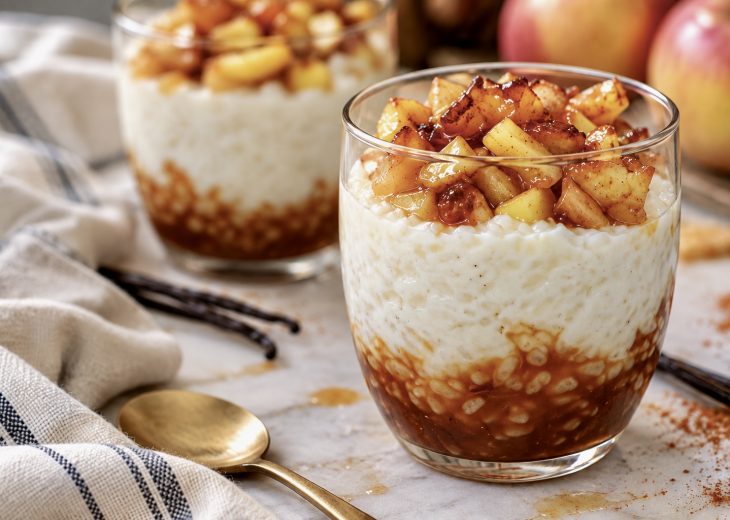 riz au lait pommes caramel