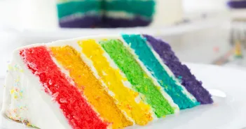 Recette du Rainbow Cake ou gâteau Arc en ciel