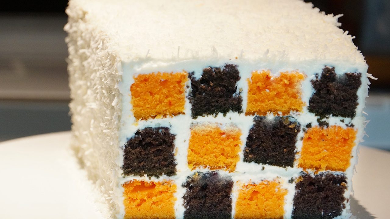 Recette Du Super Gateau Damier Pour Halloween Recette Du Super Gateau Damier Pour Halloween