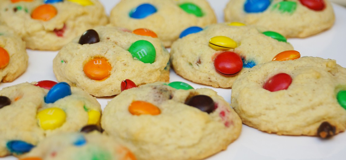 m&m cookies
