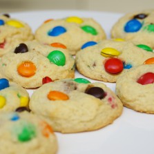 m&m cookies