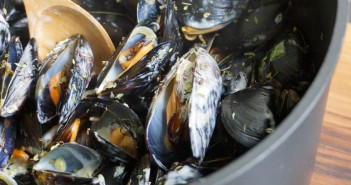 moules au curry et lait de coco