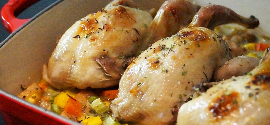 cailles au four herve cuisine