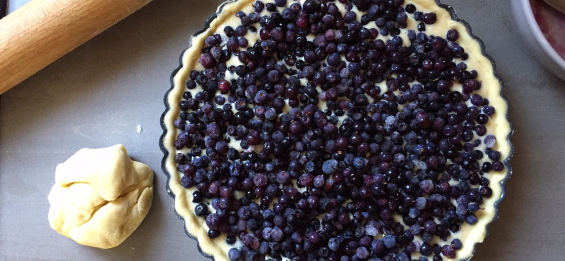 tarte myrtille allégée sans lactose