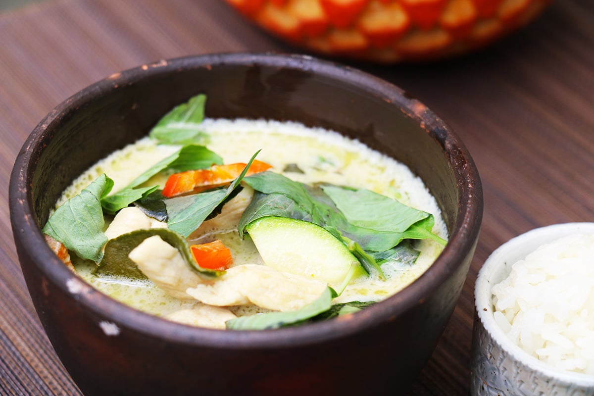 Recette pour Potage au curry et aux légumes chinois