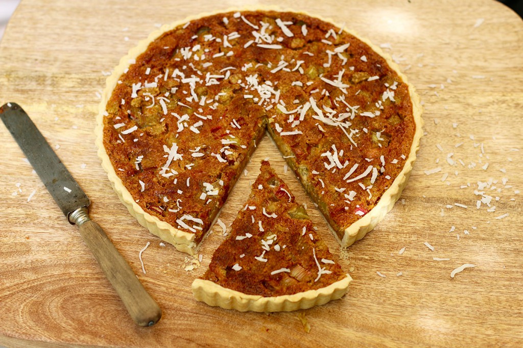 recette tarte rhubarbe sans lactose
