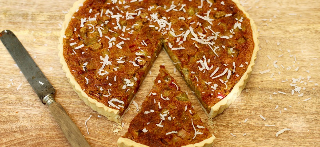 recette tarte rhubarbe sans lactose