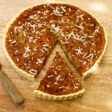 recette tarte rhubarbe sans lactose