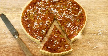 recette tarte rhubarbe sans lactose