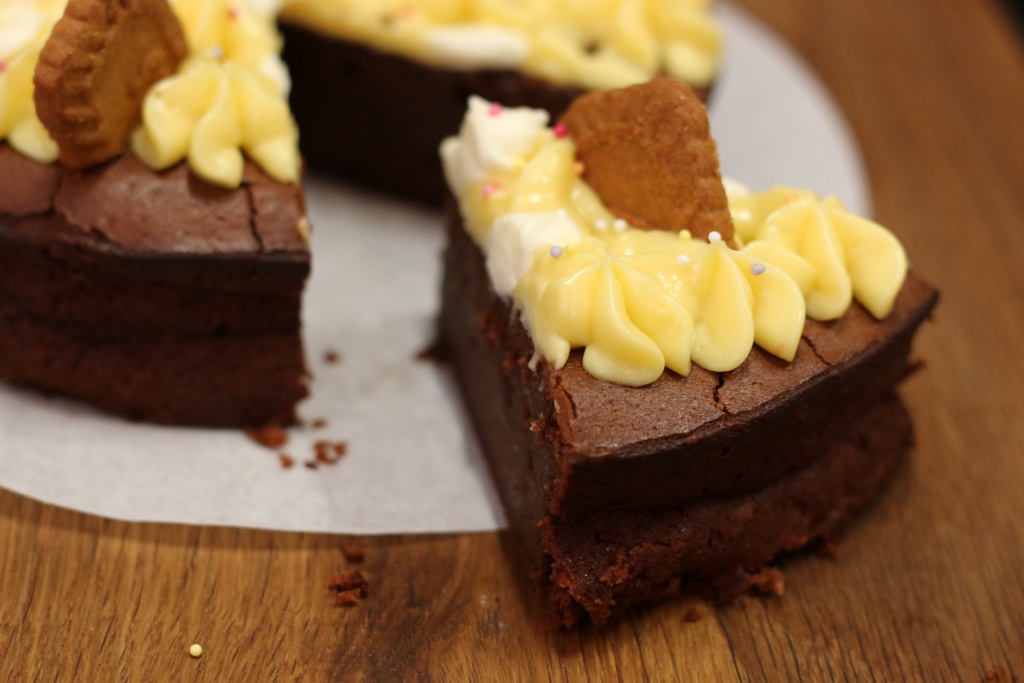 Gâteau moelleux chocolat marrons
