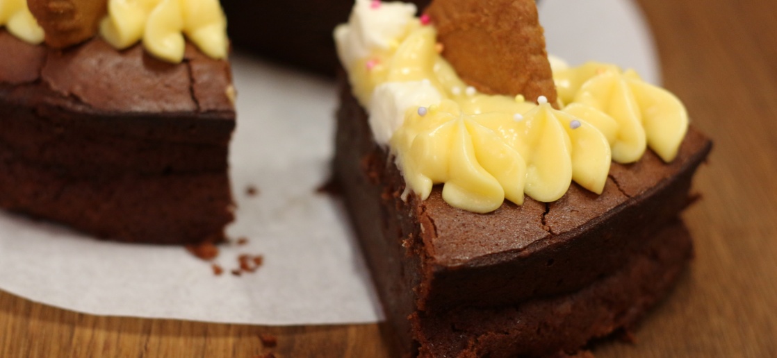 Gâteau moelleux chocolat marrons