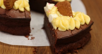 Gâteau moelleux chocolat marrons