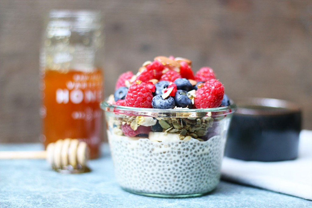 Pudding aux graines de chia healthy - Sainplement Healthy