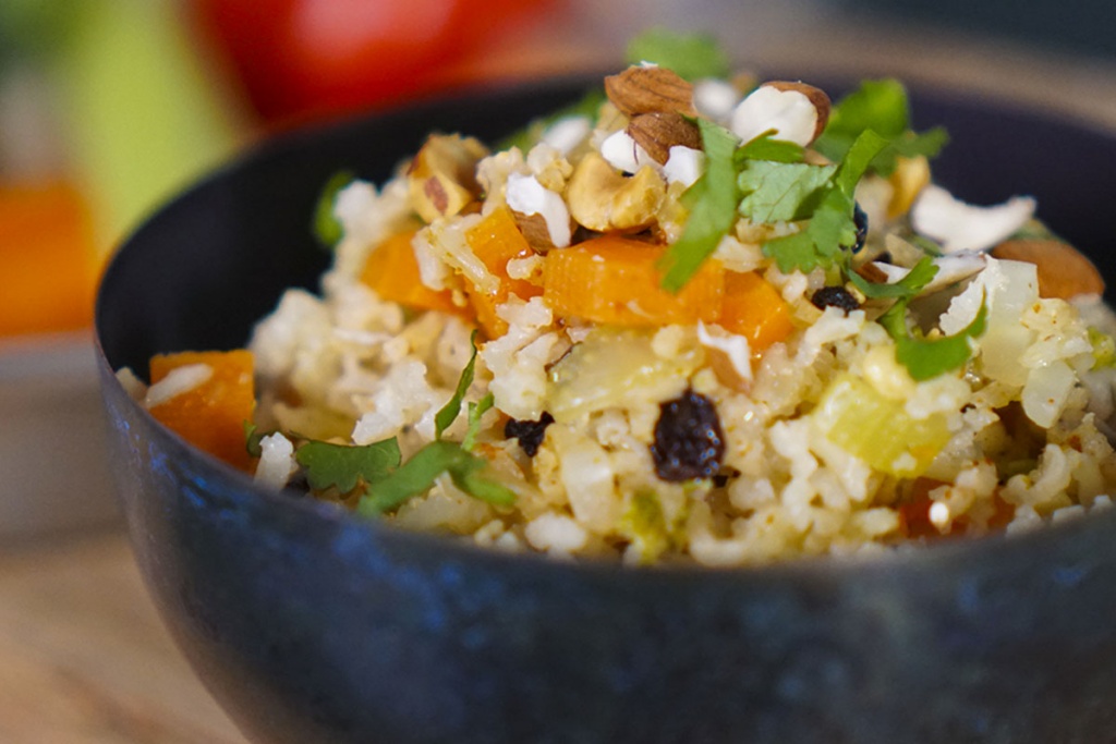recette one pot rice vegan