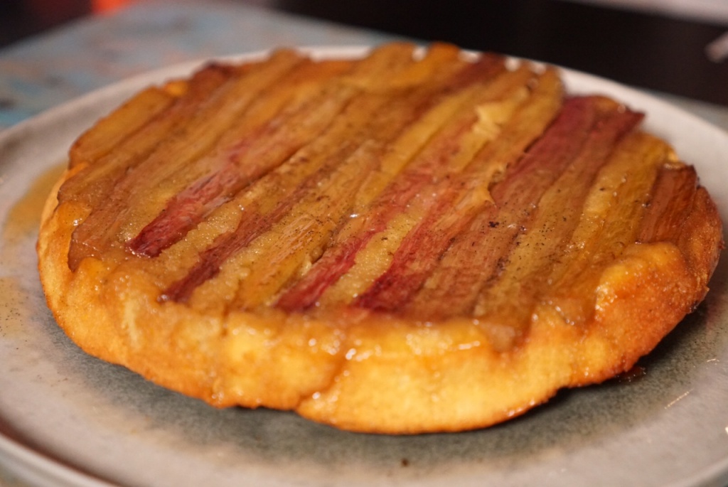 recette gateau renverse rhubarbe