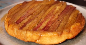 recette gateau renverse rhubarbe