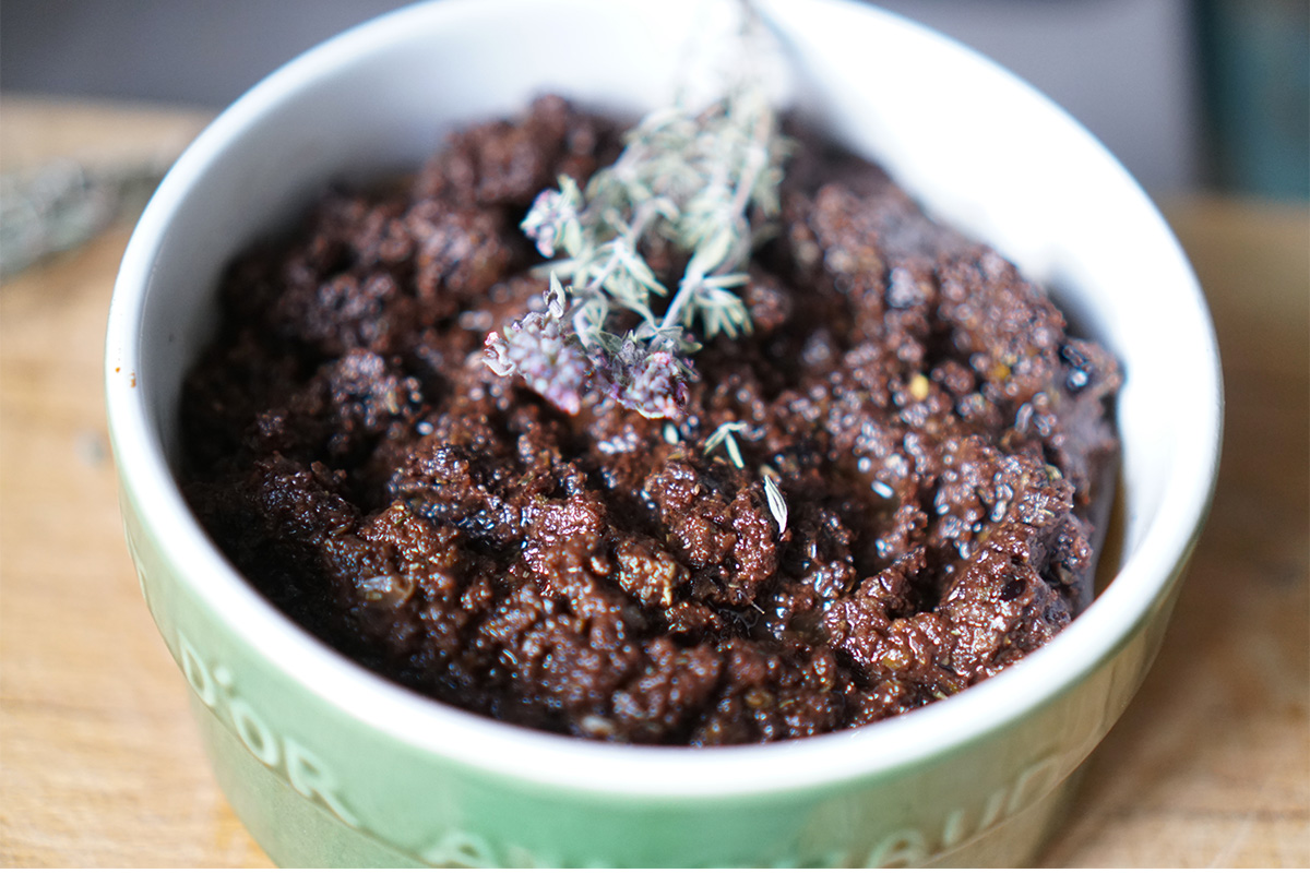 Recette de la TAPENADE d’OLIVES noires facile