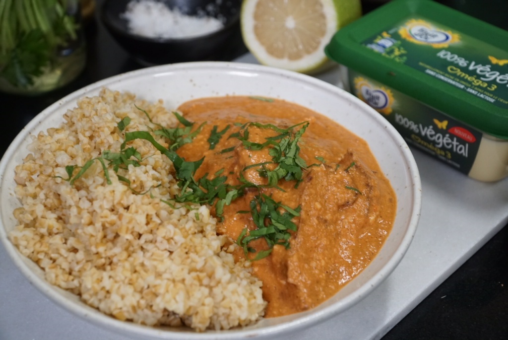 recette du butter chicken vegan