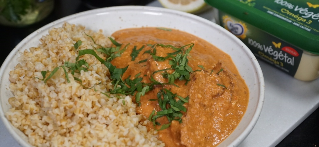 recette du butter chicken vegan