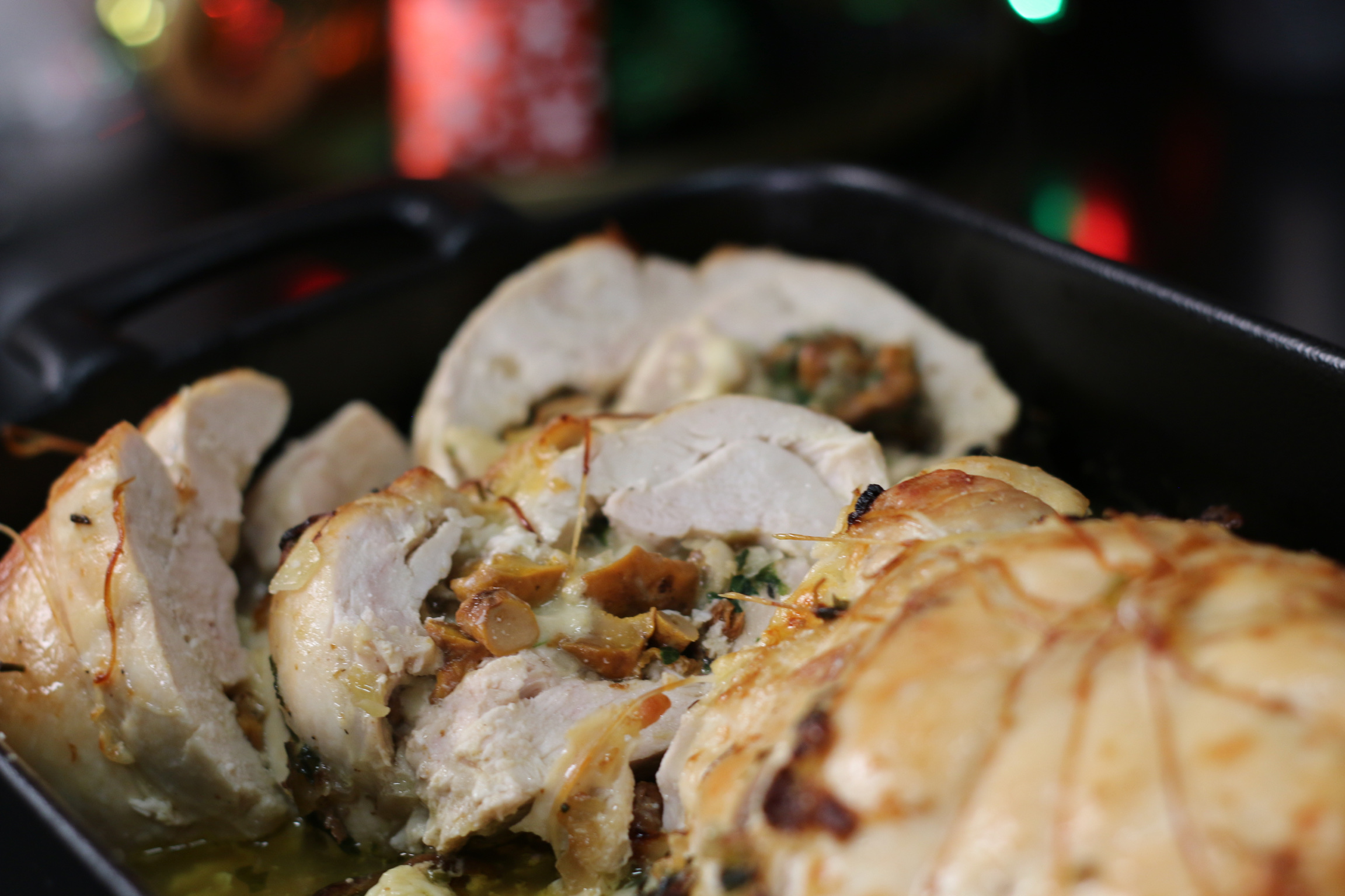 Recette Du Roulé De Poulet Aux Champignons Et Mozzarella