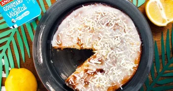 Recette du gateau moelleux citron coco vegan