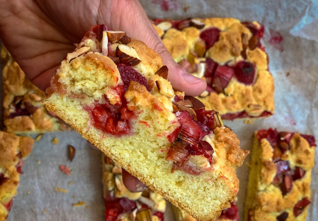 recette-gateau-rhubarbe-framboises