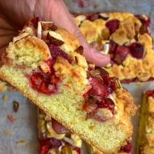 recette-gateau-rhubarbe-framboises