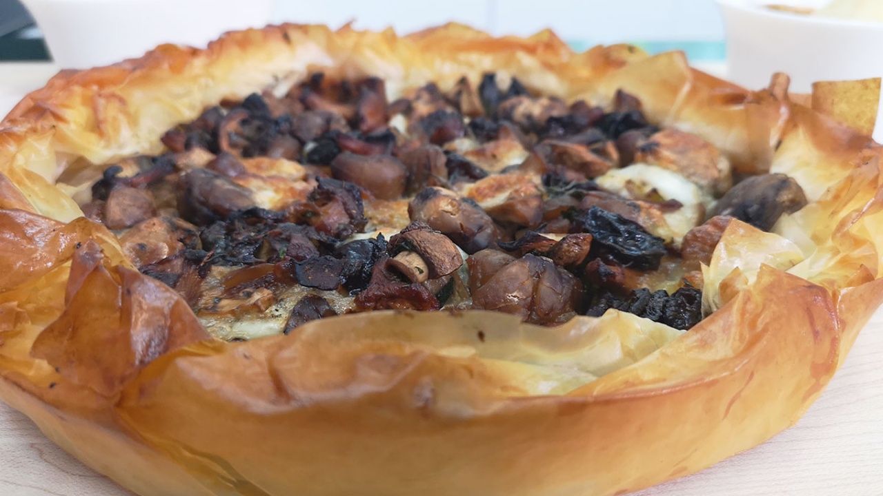 Recette Tarte Croustillante Champignons Mozzarella Hervecuisine Com