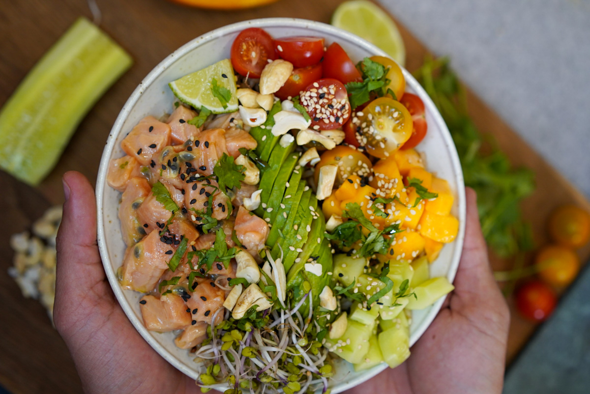 Poké bowl au poulet frit Recette