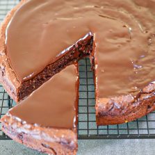 gateau chocolat banane sans peuf sans beurre