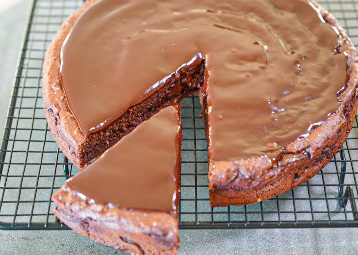 gateau chocolat banane sans peuf sans beurre