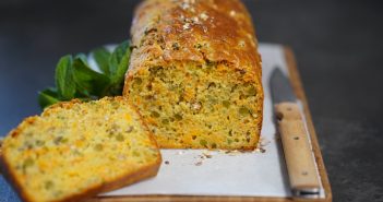 recette cake petits pois carottes