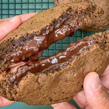 recette cookies chocolat coeur coulant