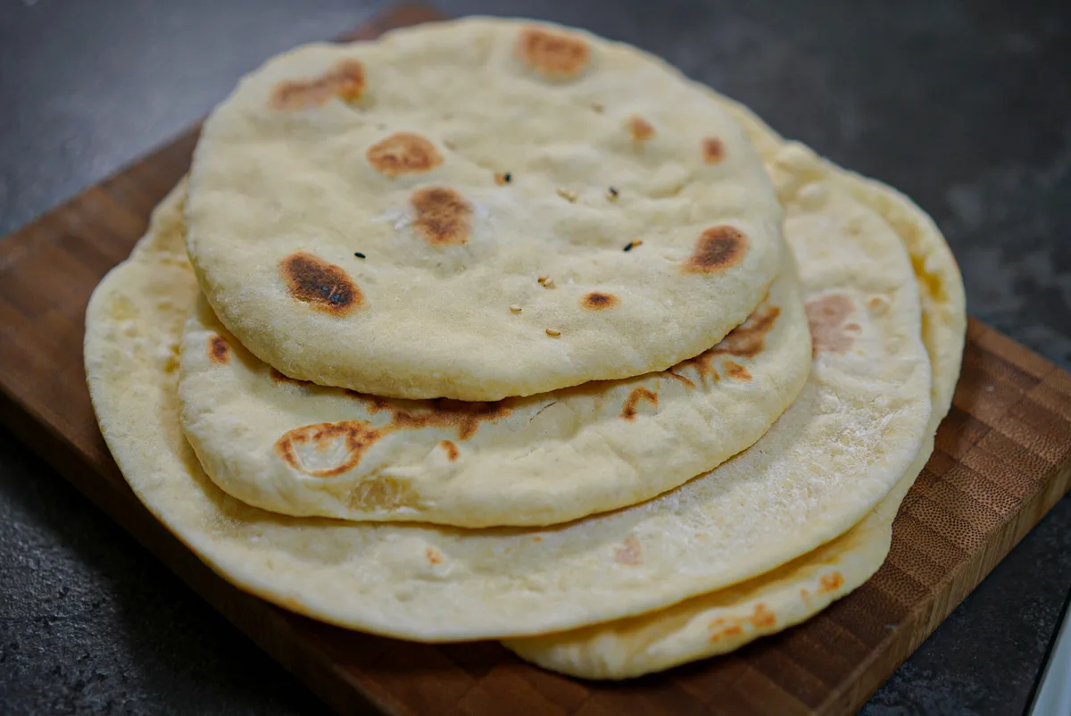 Recette Pain pita cuit à la poêle (pain libanais) Recette Pain pita cuit à la poêle (pain libanais)