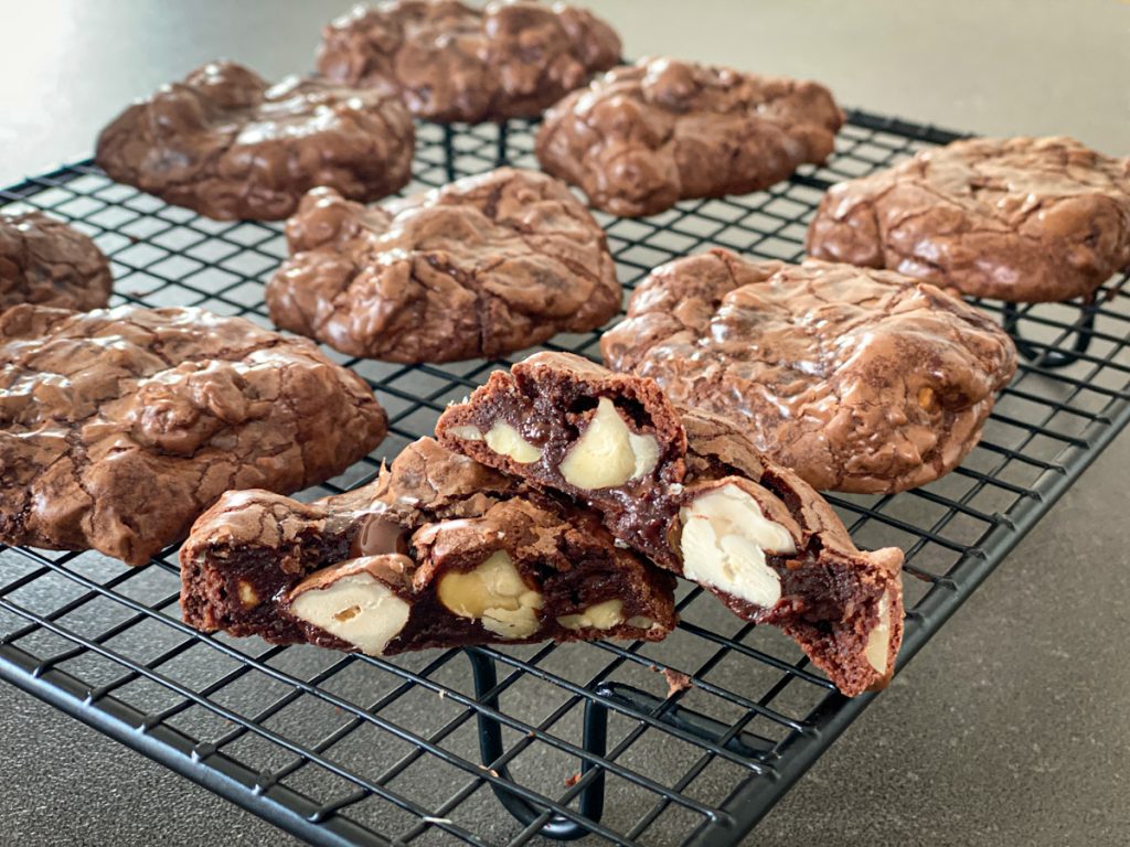 recette cookie brownies