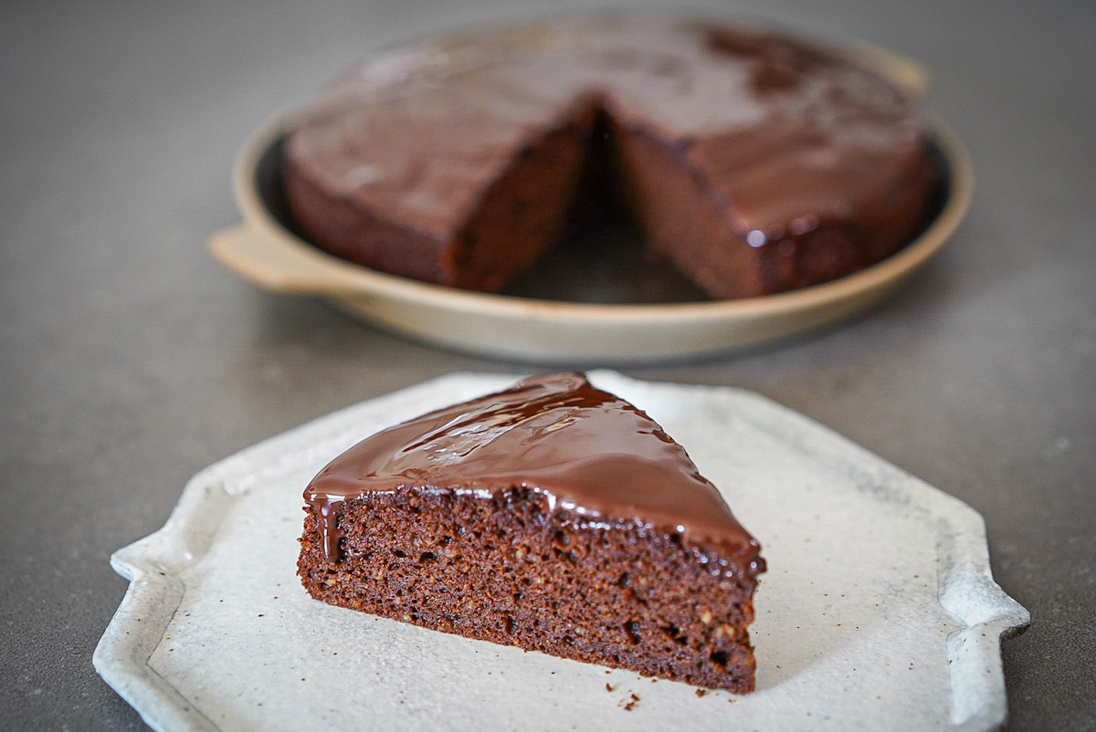 Recette gâteau moelleux chocolat sans beurre au potimarron ...