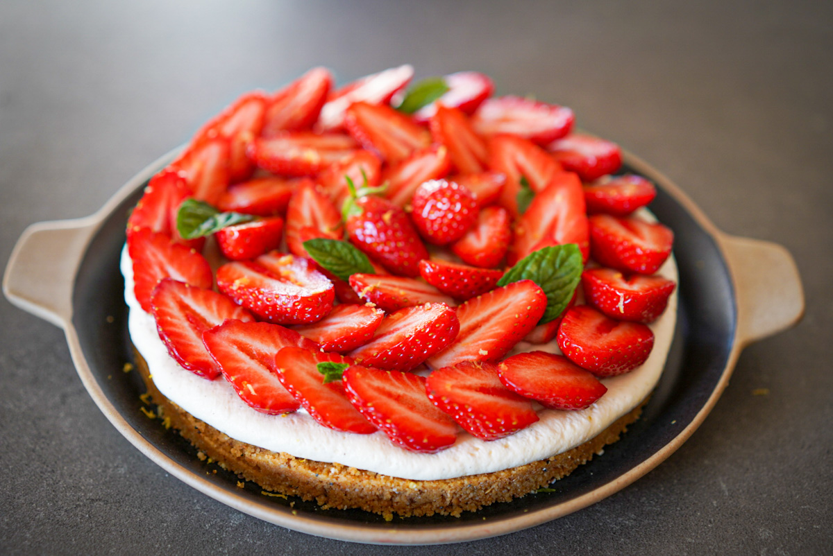 Recette Tarte Aux Fraises Sans Cuisson Facile Hervecuisine Com