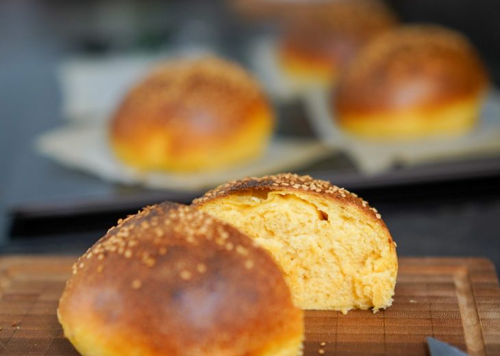 Recette buns burger patate douce