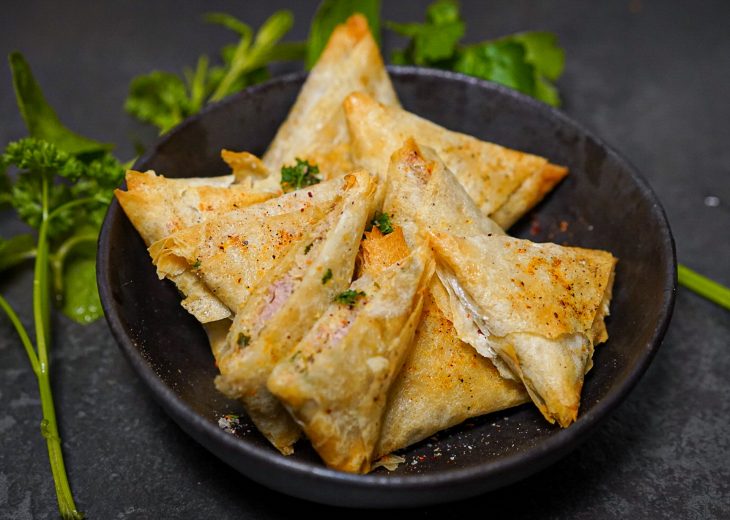 recette bricks thon fromage au four