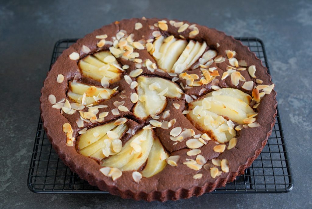 gateau poires chocolat