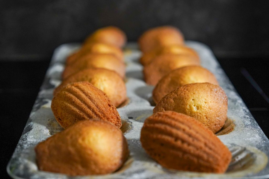 recette madeleine miel vanille