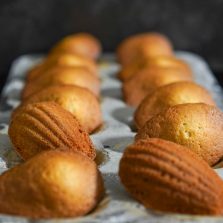 recette madeleine miel vanille