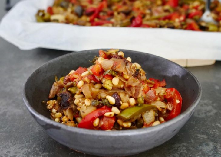 caponata d'aubergines