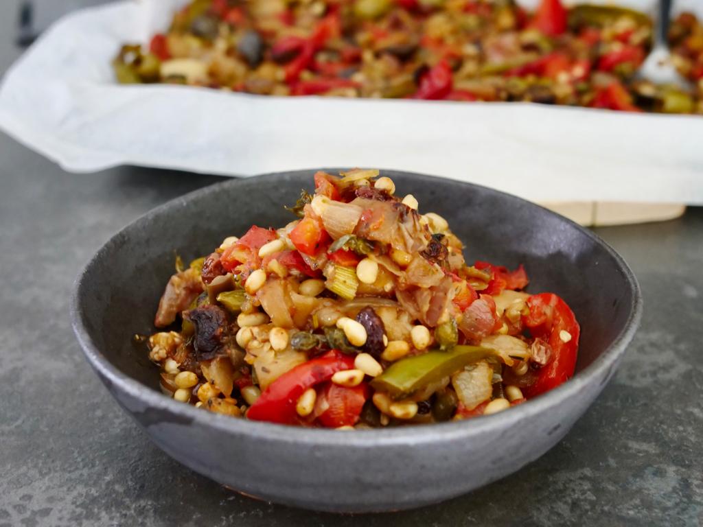 caponata d'aubergines