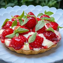 tarte fraise crème vanille