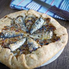 recette tarte aux oignons et sardines