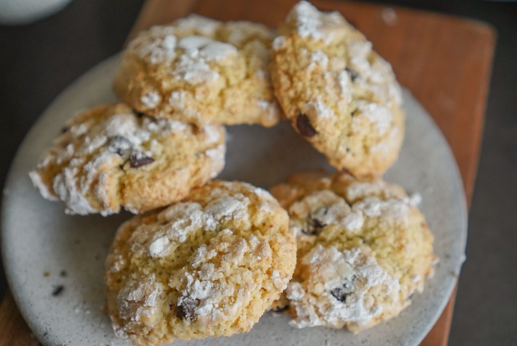 recette crinkles vanille chocolat